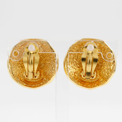 Chanel Coco Mark Vintage Gold Plated Ladies 23.2g Earring