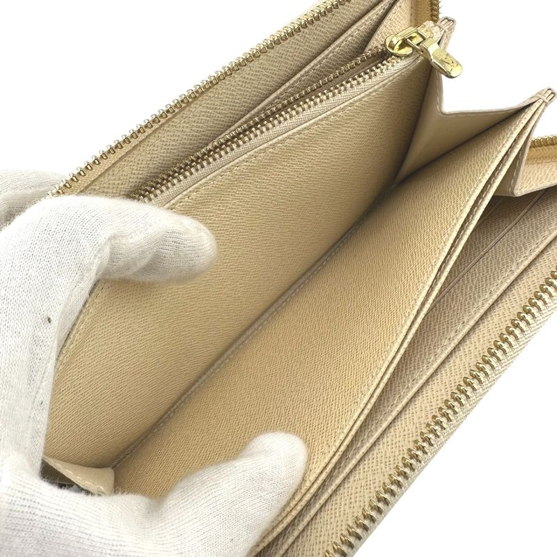 Louis Vuitton N60019 Azure Round Zipper Zippy Wallet Long Wallet Louis Vuitton