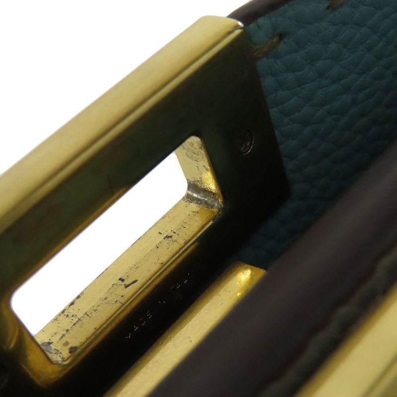 Fendi Peekaboo Mini Selleria 2WAY Handbag Calf Women