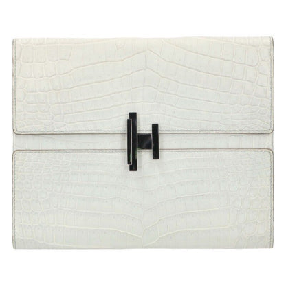 Hermes Sinetic C Engraved Svhardware Niloticus Clutch Bag Men's