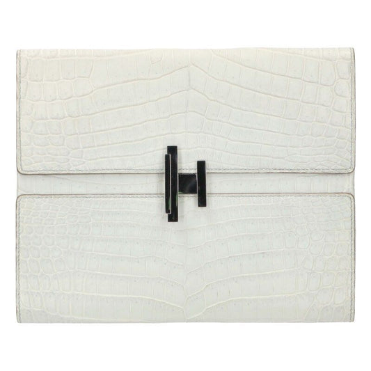 Hermes Sinetic C Engraved Svhardware Niloticus Clutch Bag Men's