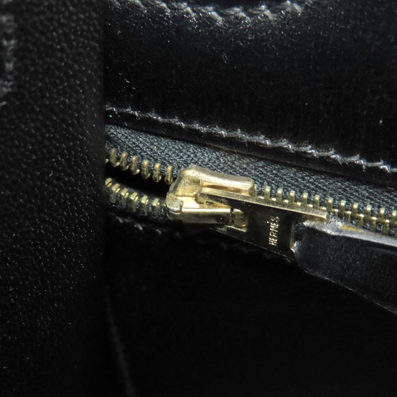 Hermes Kelly 32 Outer Stitch Gold Hardware Handbag Box Calf Women