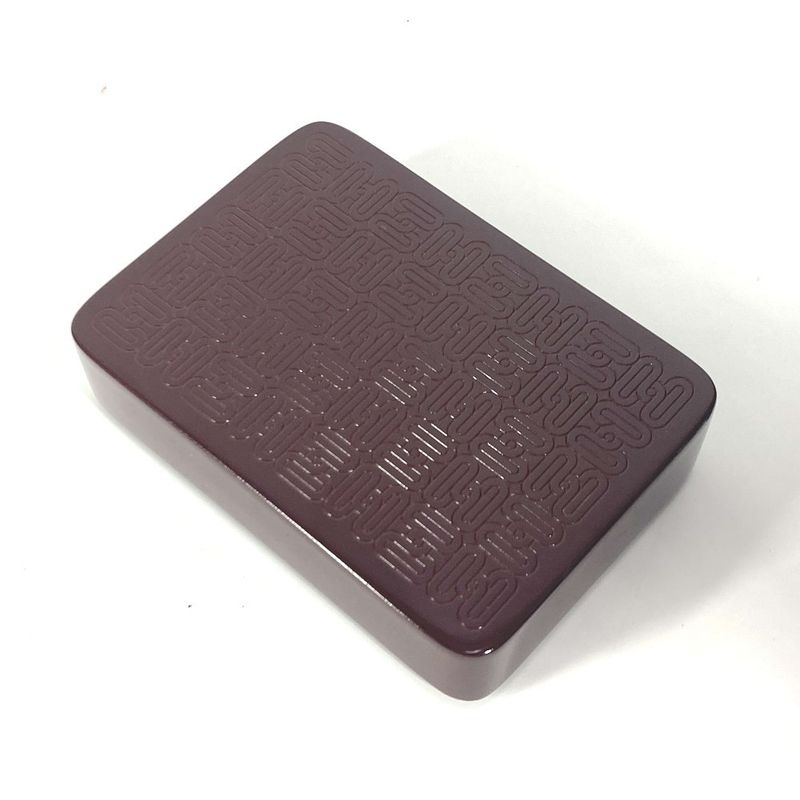 Hermes Small Bag Logo Lacquer Brown