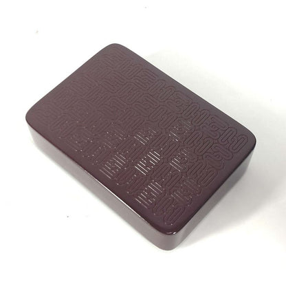 Hermes Small Bag Logo Lacquer Brown