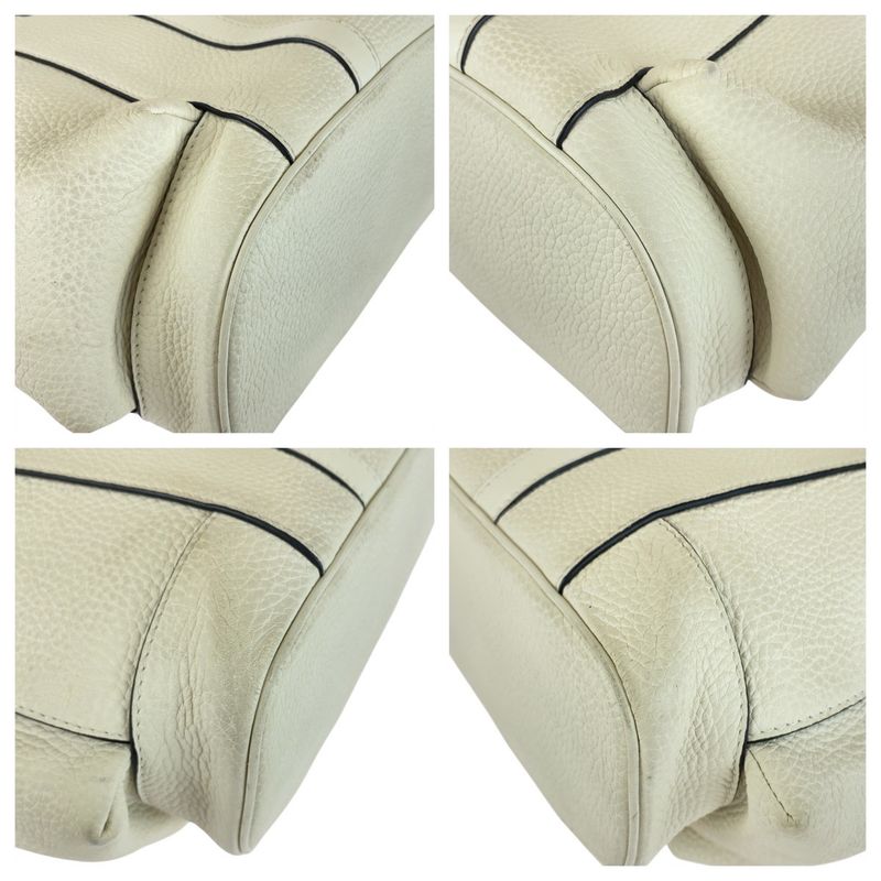 Louis Vuitton Taurillon Christopher Tote White Cream Leather M58477 Tote