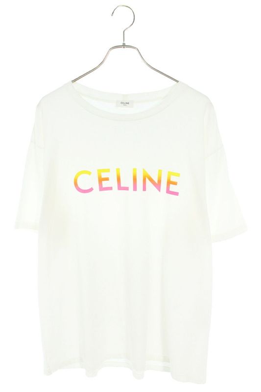 Celine 2x10b671q Gradient Logo Print Loose T-shirt Men's XL