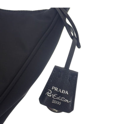 Prada Re-edition 2000 Mini Bag 1ne515 Shoulder Bag Nylon Leather Black NERO