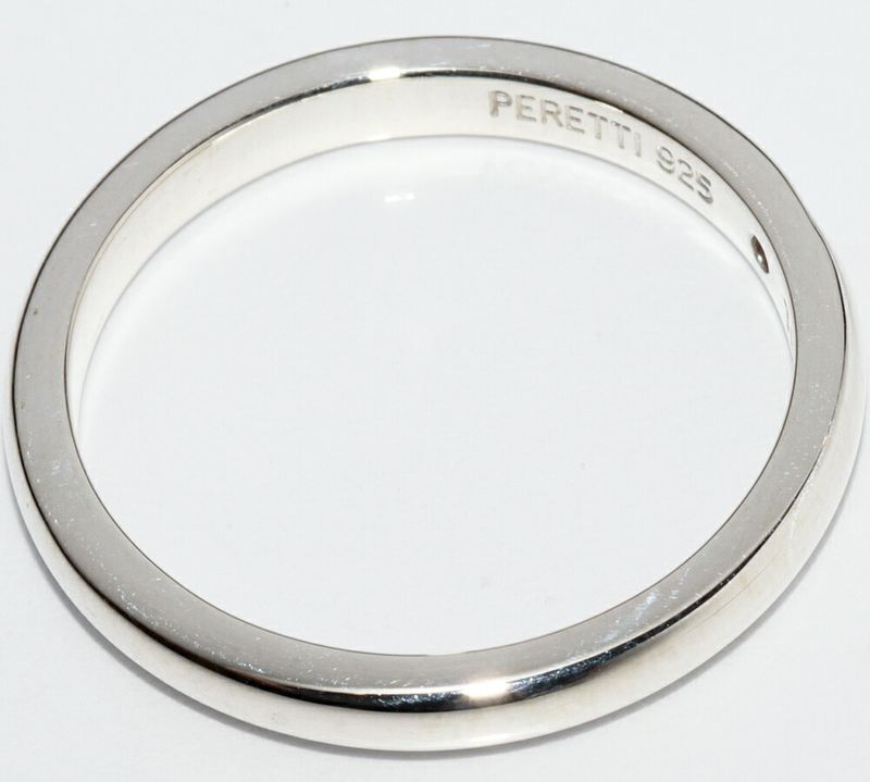 Tiffany & Co Ring SV Ruby 1P Elsa Peretti Stacking Band Ring