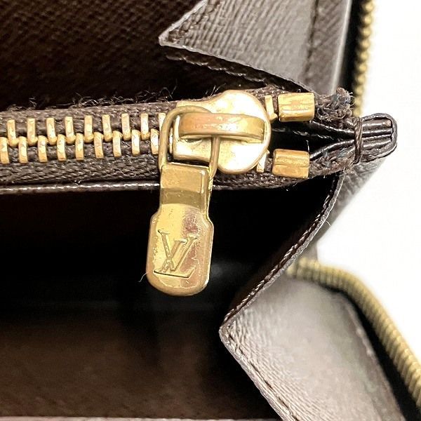 Louis Vuitton Damier Zippy Wallet N60015 Round Zipper Wallet Long Wallet Ladies