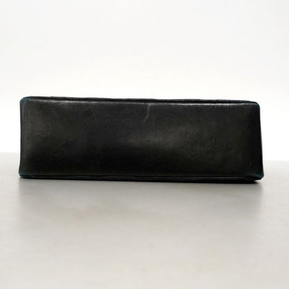 Chanel Shoulder Bag Matelasse Lambskin Black Gold Hardware Women