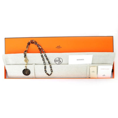 Hermes Necklace Faites Vos Jeux Buffalo Horn Long Pendant
