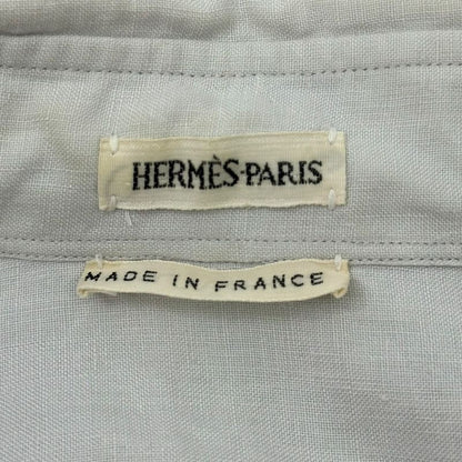 Hermes by Margiela Basic L S Linen Shirt Margiela Period Basic Long Sleeve
