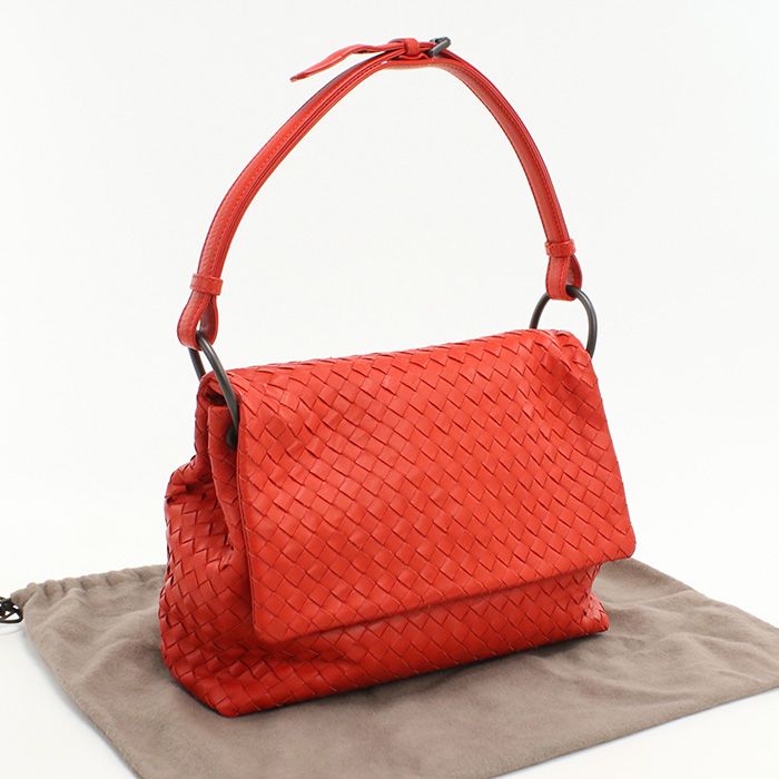 Bottega Veneta One Shoulder Intrecciato Shoulder Bag Leather Women