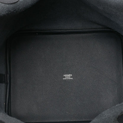 Hermes Handbag Picotin Lock MM Epson Blue De Prusse Blue De Prusse (silver