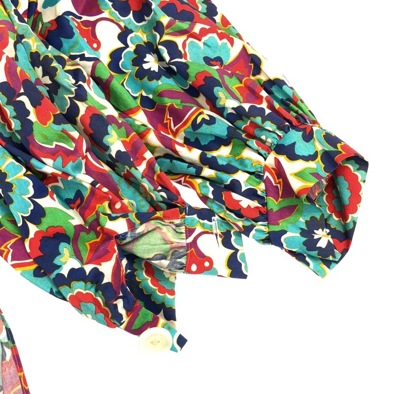 Yves Saint Laurent Multicolor Flower Print Setup Mix S