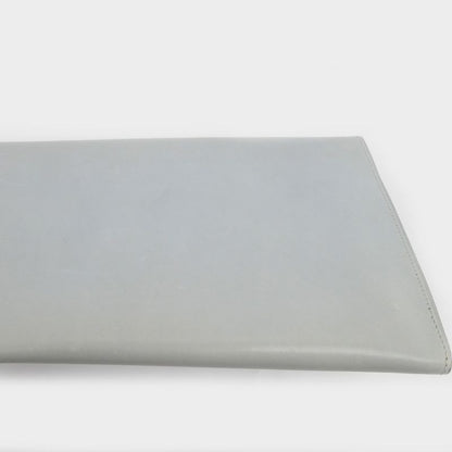Hermes Pochette Trio Touareg Gray Clutch Bag Men's Women's