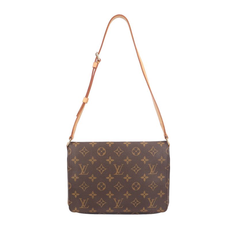 Louis Vuitton Musette Tango Short Monogram Shoulder Bag Monogram Canvas M51257