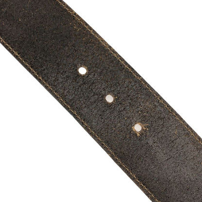 Gucci Square Buckle Leather Belt 124303 214351 Brown 90