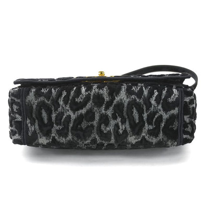 Christian DIOR Shoulder Bag Leopard Caro