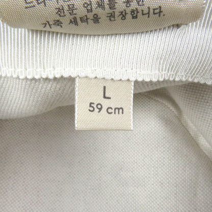 Gucci 576371 Cotton GG Logo Allover Leather Piping Denim Bucket Hat Black L