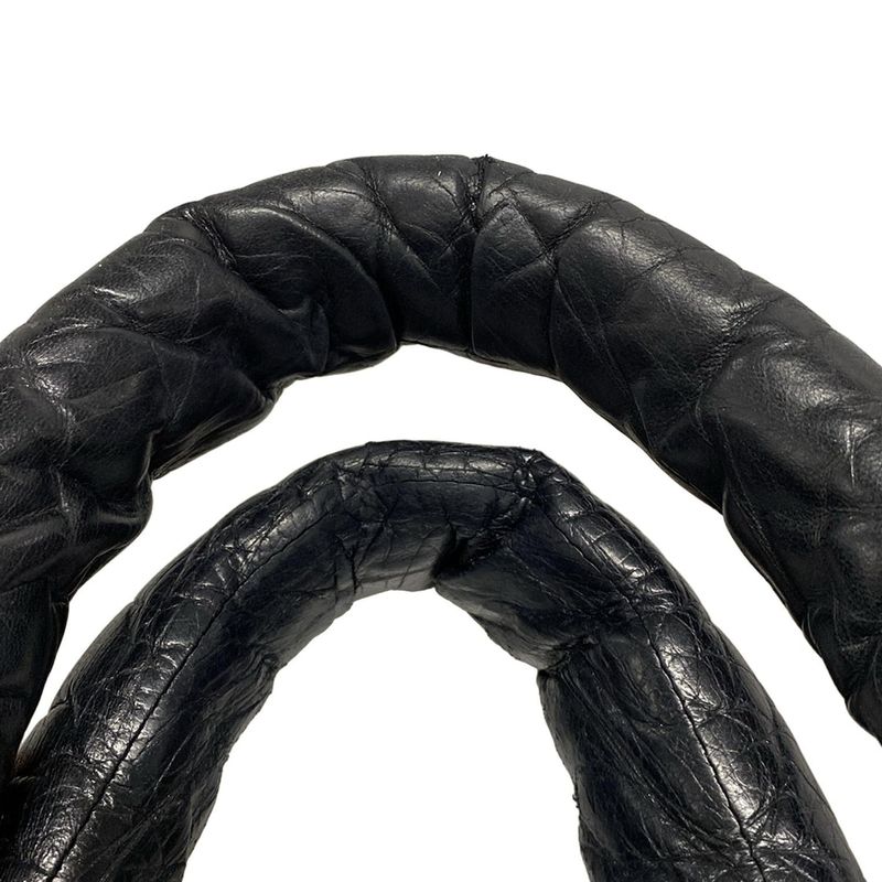 Chanel Tote Bag Coco Cocoon PM Black Lambskin