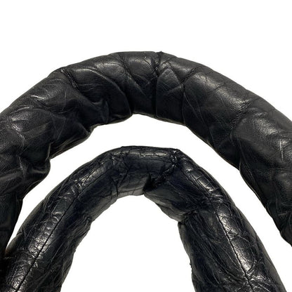 Chanel Tote Bag Coco Cocoon PM Black Lambskin