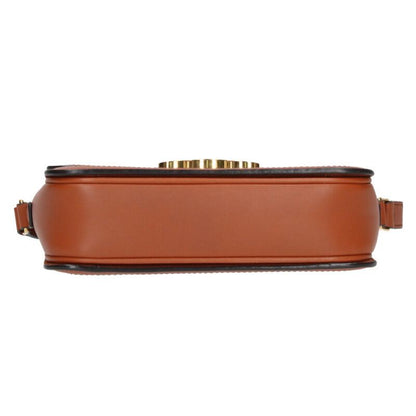 Celine 188882egc Teen Triomphe Textile Calfskin Shoulder Bag Women