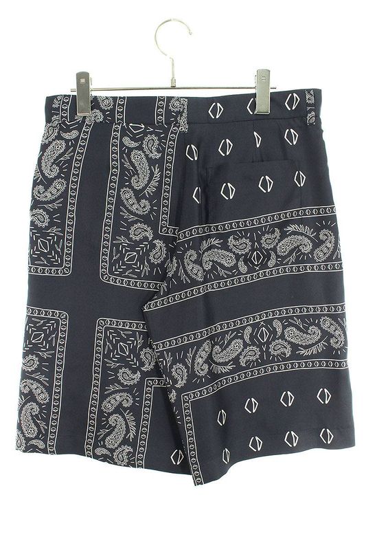 Dior 013c121a5532 Paisley Allover Silk Half Pants Men's 46