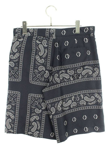 Dior 013c121a5532 Paisley Allover Silk Half Pants Men's 46