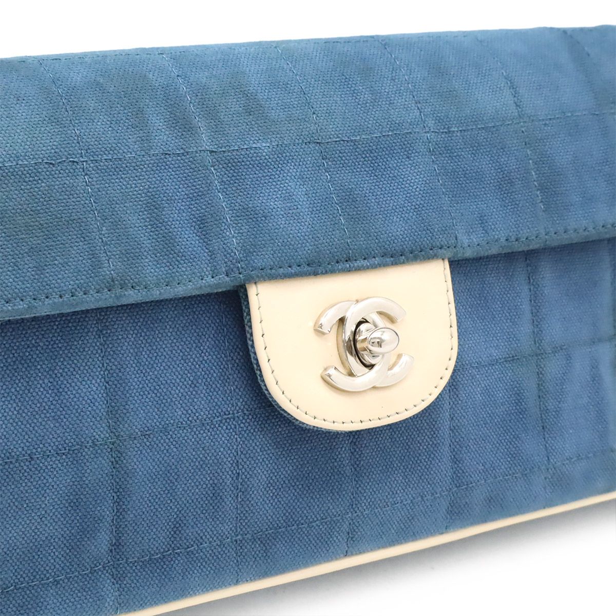 Chanel Chocobar Chain Shoulder Shoulder Bag One Shoulder Shoulder Canvas