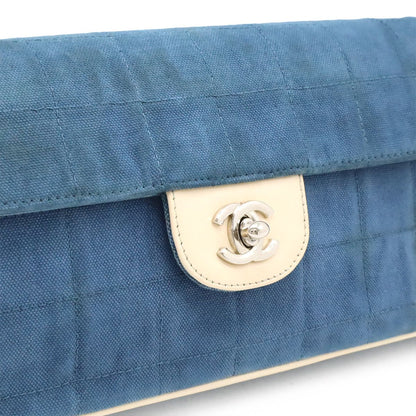 Chanel Chocobar Chain Shoulder Shoulder Bag One Shoulder Shoulder Canvas