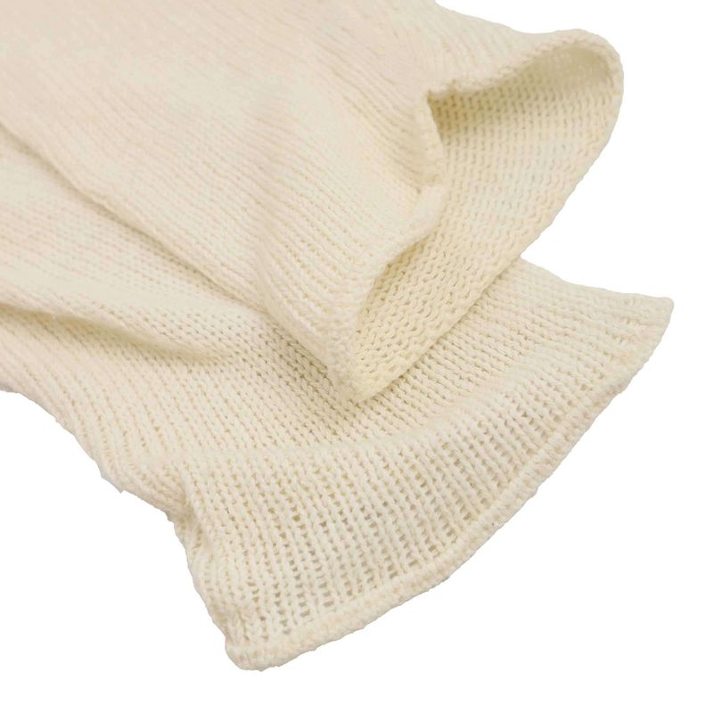 Celine Phoebe Period Silk Scarf Knit Cardigan 25p903409 Orange and Ivory XS