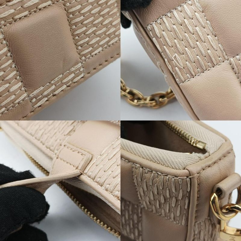 Louis Vuitton Pochette Troca Beige Damier Giant M59048 IC Chip