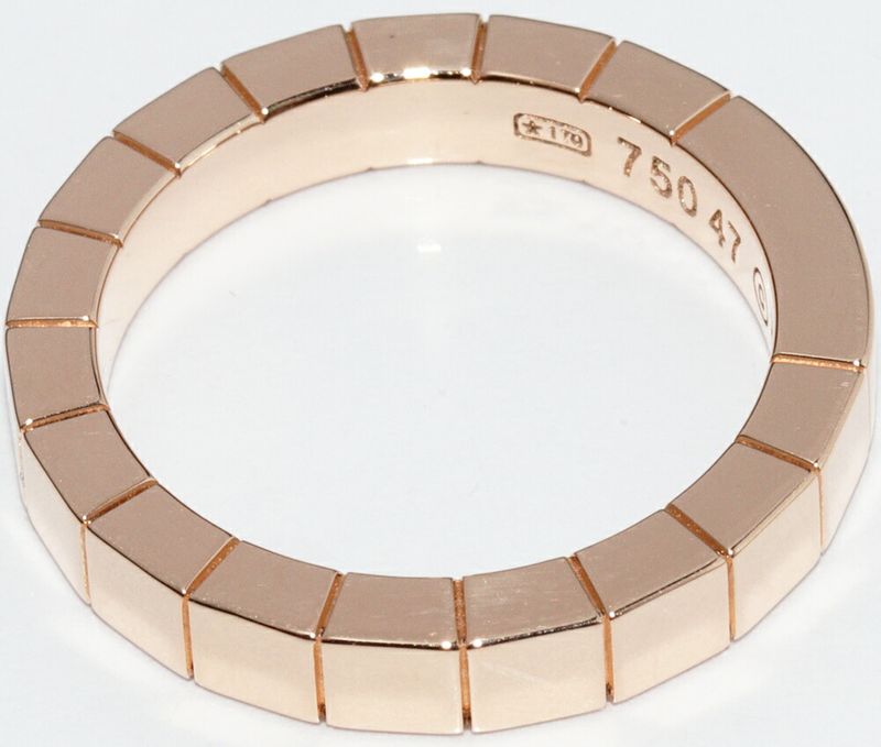 Cartier Rings 18K Pink Gold Lanier Ring Width 3mm (012in) B40483