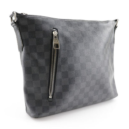 Louis Vuitton Mick PM N41211 Damier Graphite Canvas Black Sr1104 Men's Shoulder