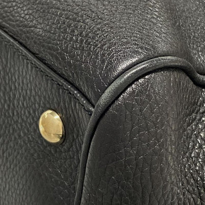 Gucci Bamboo Shopper Tote Bag 323660 Black Leather