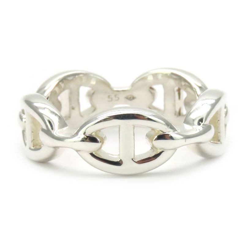 Hermes Ring - Chaine D'ancre Ancre 55 Silver 925 Approx 5.5g Silver Accessory
