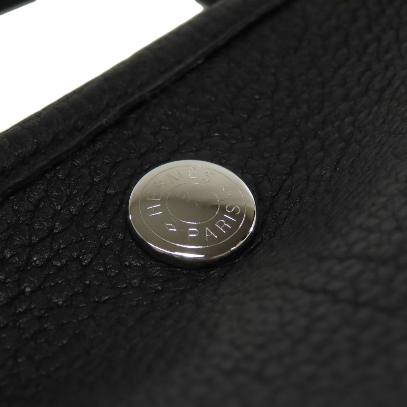 Hermes Garden Party PM Silver Hardware Tote Bag Negonda Women