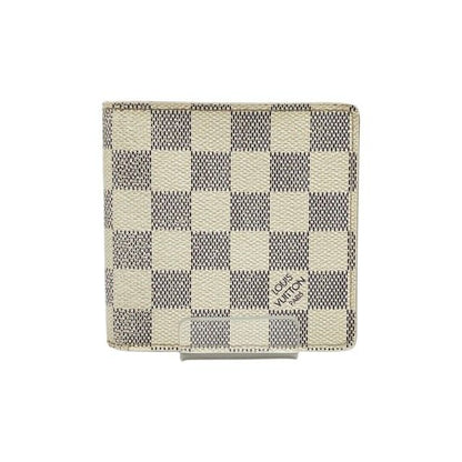 Louis Vuitton Bifold Wallet Damier Portefeuille Marco N60018 White