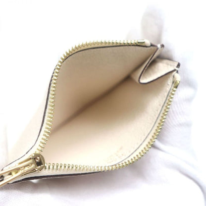 Hermes Lulu Slim Chevre Mizor Leather Compact Wallet/wallet Nata Gold Hardware