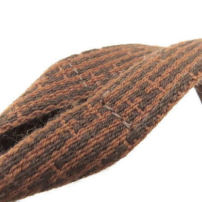 Hermes Tote Bag Her Line Cabas Canvas Brown Silver Hardware Brown