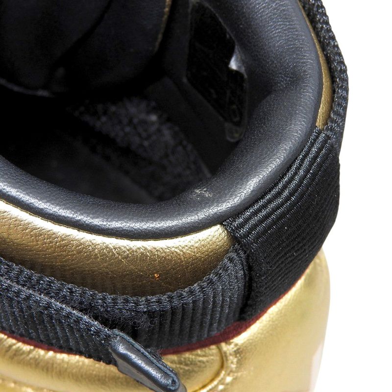 Boxed Ultra Chanel 2020 G35062 Coco Mark Gold Leather High Cut Sneakers Shoes