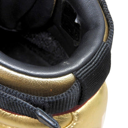 Boxed Ultra Chanel 2020 G35062 Coco Mark Gold Leather High Cut Sneakers Shoes