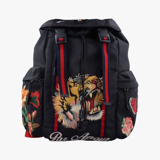 Guccisherry Line Embroidery Taiga - Black And Multicolor Canvas 429037f019941959