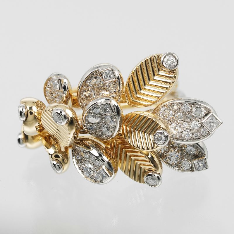 Cartier Grande Cafe H4414200 18K Yellow Gold × Pt950 Platinum × Diamonds #15