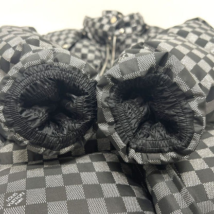 Louis Vuitton Down Coat Damier 1a5ibt Polyester Silver