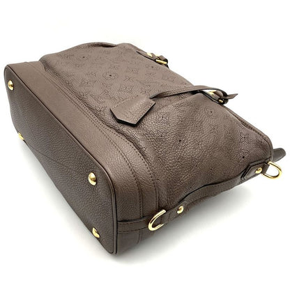 Louis Vuitton M93175 Handbag Tote Bag Mahina Stella PM Brown Monogram With Key