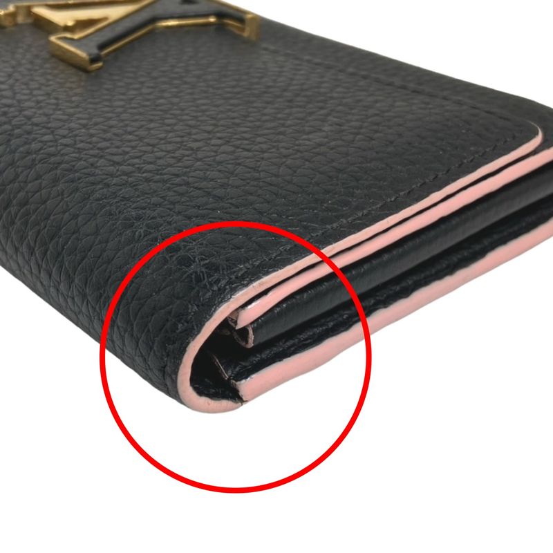 Louis Vuitton M67663 Taurillon Portefeuille Capucines Long Wallet Louis Vuitton