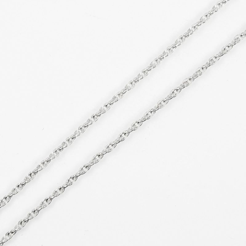 Tiffany & Co T&C Coin Silver 925 X 18K Yellow Gold Ladies 14.3g Necklace