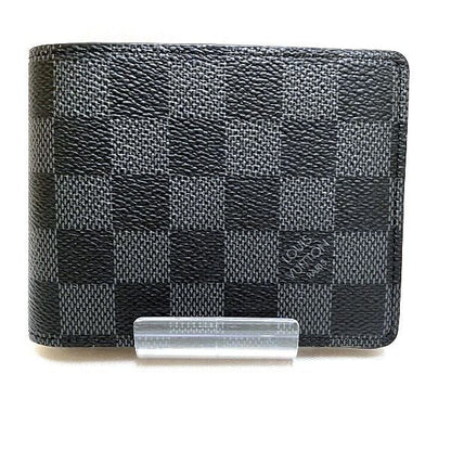Louis Vuitton Damier Graphite Portefeuille Multiple N62663 Wallet Bifold Wallet